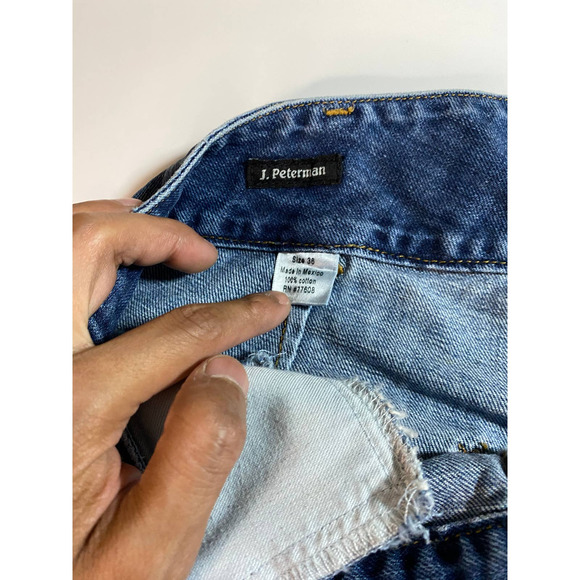 J.Peterman Straight Jeans Men's Size 36x36 - Picture 3 of 8